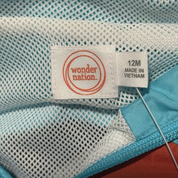 Boy Jacket Bundle Badgley Mischka Varsity 9–12M & Wonder Nation Packable 12M NWT - Picture 4 of 4